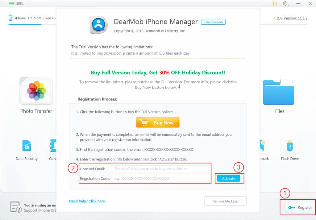 Dearmob iphone manager serial key west